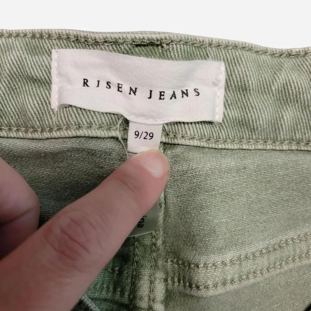 Risen Jeans High Rise Wide Leg Cargo Pants